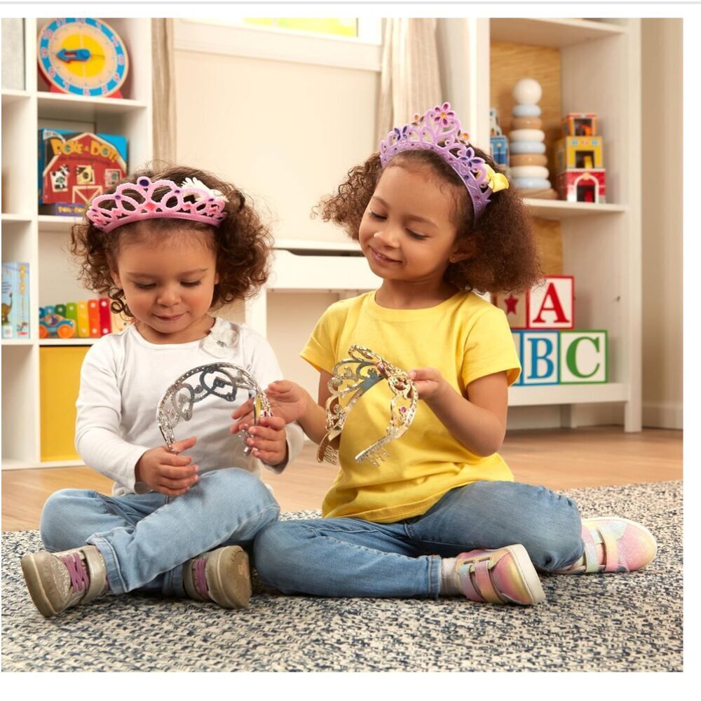 Melissa & Doug Dress-Up Tiaras for Costume Role Play Set 4 pc - Picture 6 of 8